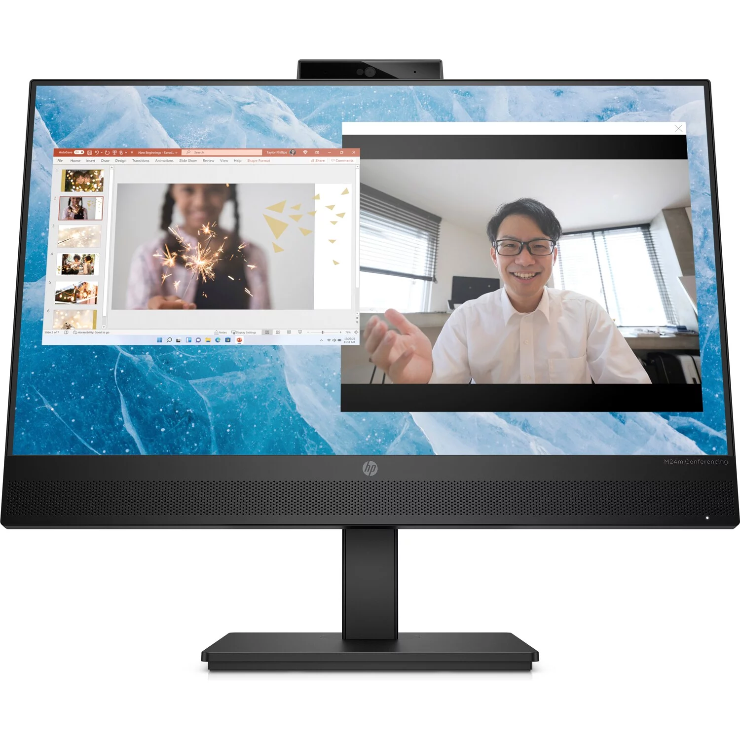 Монитор HP M24 Webcam 23.8
