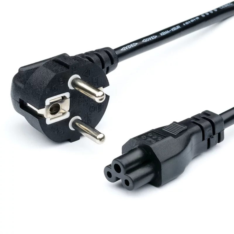 Кабель питания евровилка 3-pin 1.8м  Кабель питания евровилка 3-pin 1.8м