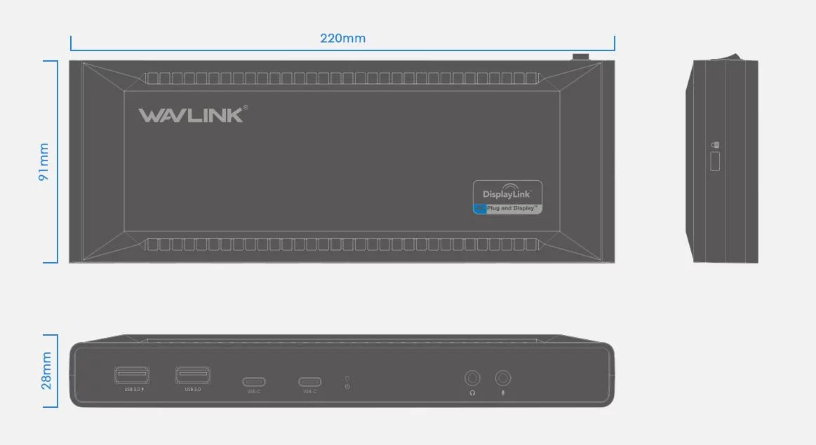 Док-станция WAVLINK WL-UG69PD2 PRO купить по цене 13870 руб.
