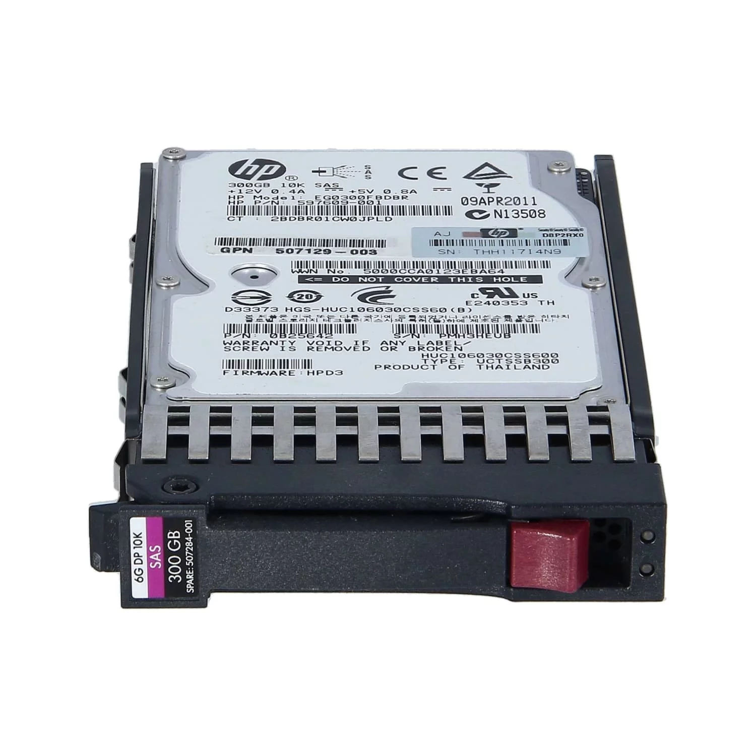 Жесткий диск HP 300GB 6G SAS 10K rpm SFF (507284-001) Артикул