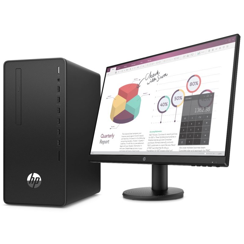 Компьютер с монитором HP Bundle 290 G4 MT + HP P24v (1C7P5ES)