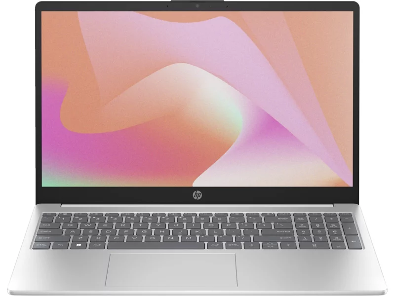 HP 15 fc0003nia 15.6 IPS FHD Ryzen 5 7520U 8Gb SSD 512Gb WiFi BT DOS silver 7K2M6EA
