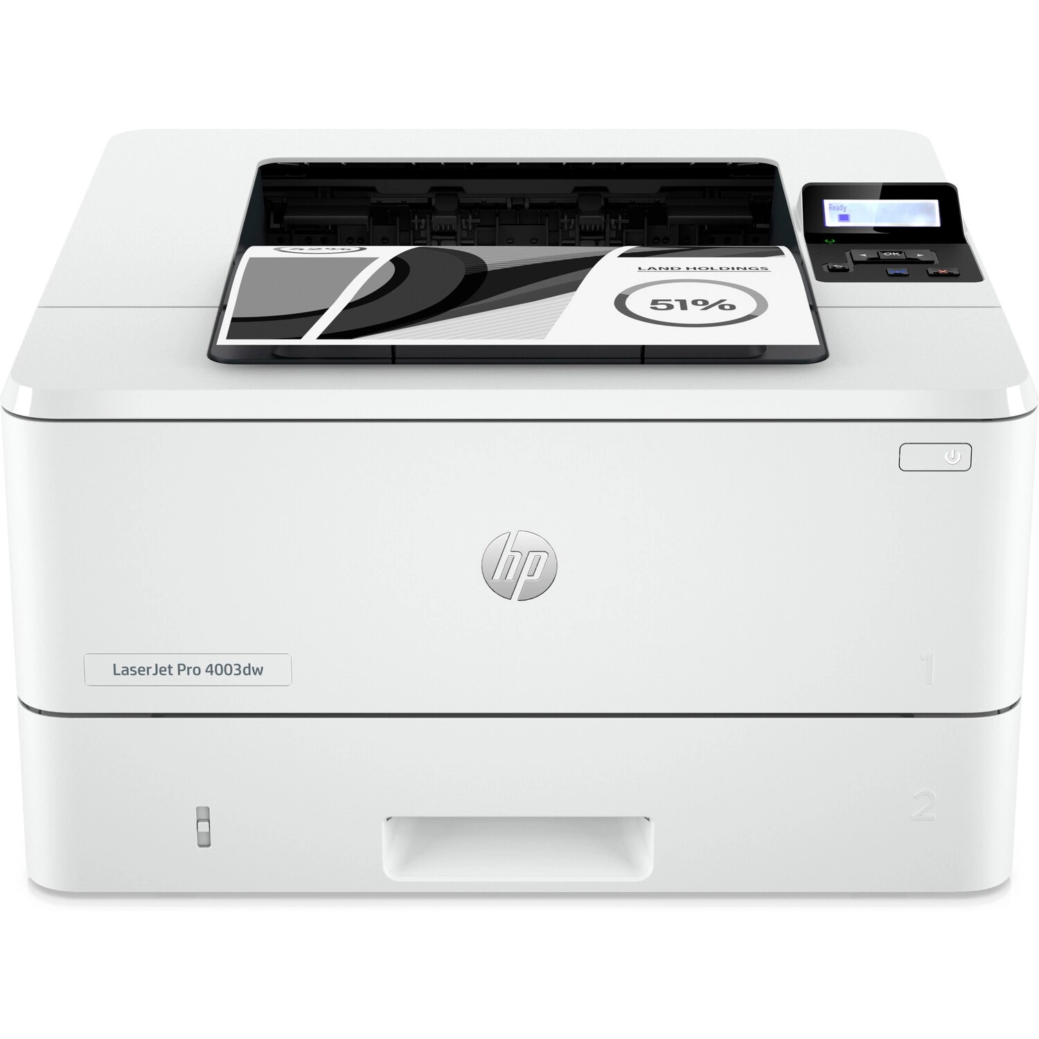 Принтер лазерный HP LaserJet Pro 4003dn A4 Duplex Net белый, 2Z609A ...